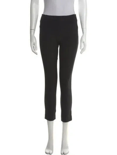 Pre-owned Veronica Beard Nylon Straight Leg Pants In Black