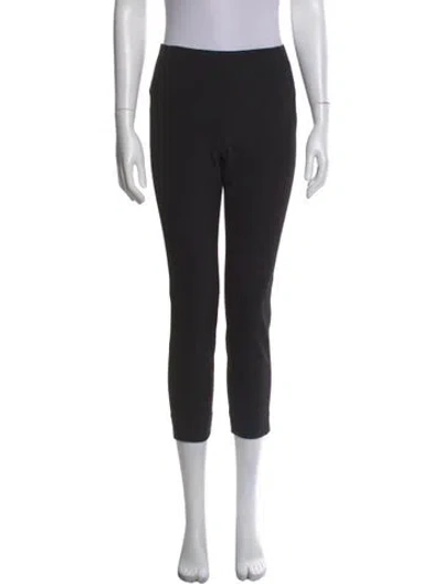 Pre-owned Veronica Beard Nylon Straight Leg Pants In Black
