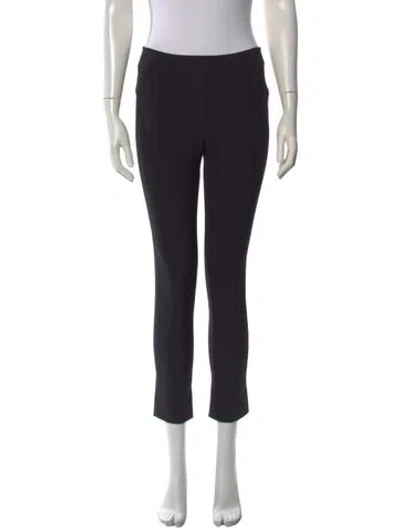 Pre-owned Veronica Beard Nylon Straight Leg Pants In Black