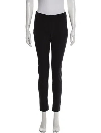 Pre-owned Veronica Beard Nylon Straight Leg Pants In Black