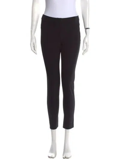 Pre-owned Veronica Beard Nylon Straight Leg Pants In Black