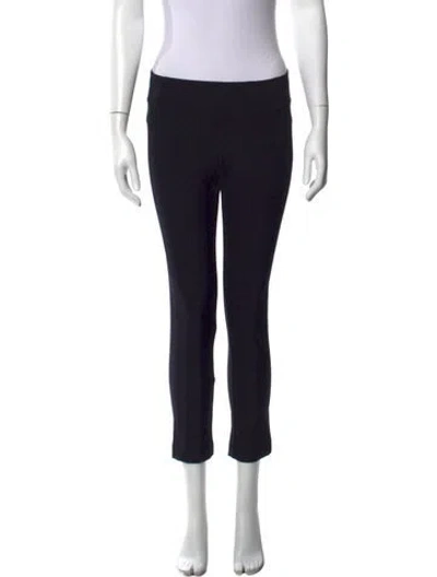 Pre-owned Veronica Beard Nylon Straight Leg Pants In Black