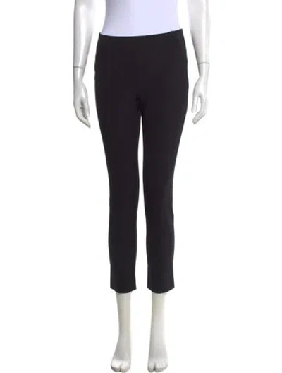 Pre-owned Veronica Beard Nylon Straight Leg Pants In Black