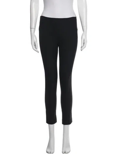 Pre-owned Veronica Beard Nylon Straight Leg Pants In Black