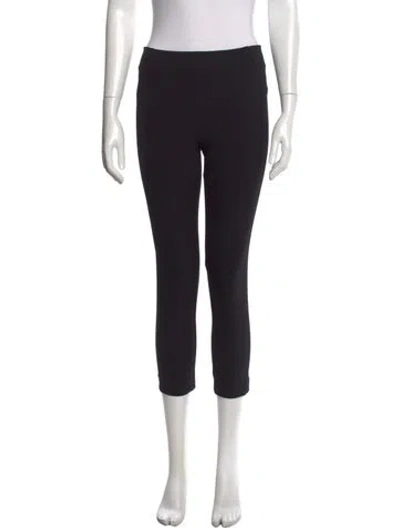 Pre-owned Veronica Beard Nylon Straight Leg Pants In Black