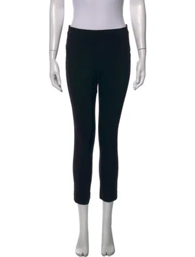 Pre-owned Veronica Beard Nylon Straight Leg Pants In Black