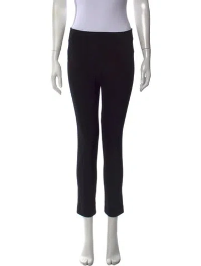Pre-owned Veronica Beard Nylon Straight Leg Pants In Black