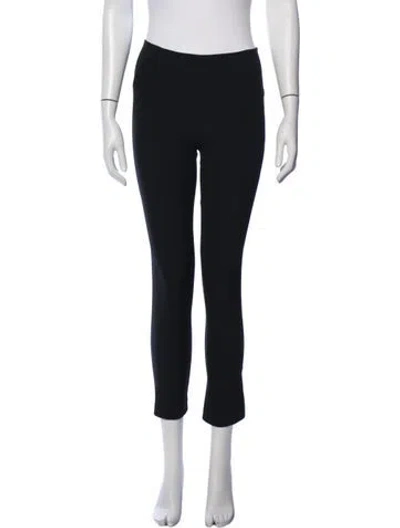 Pre-owned Veronica Beard Nylon Straight Leg Pants In Black