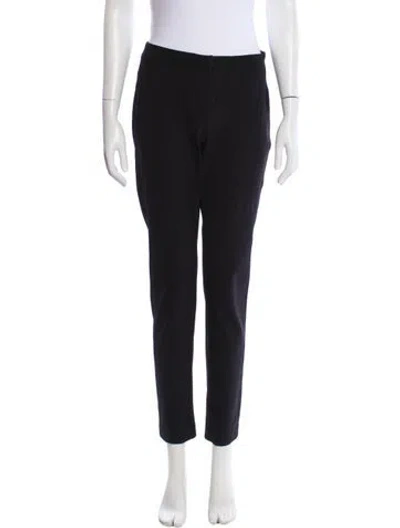 Pre-owned Veronica Beard Nylon Straight Leg Pants In Blue