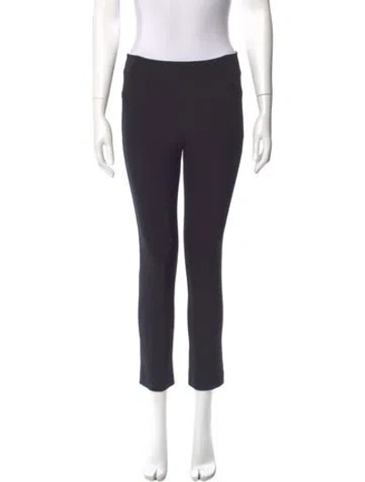 Pre-owned Veronica Beard Nylon Straight Leg Pants In Blue
