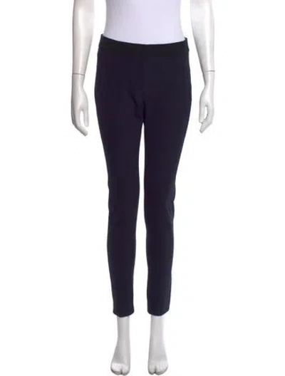 Pre-owned Veronica Beard Nylon Straight Leg Pants In Blue