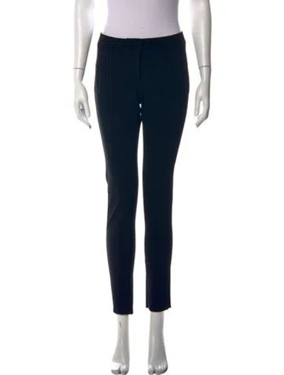 Pre-owned Veronica Beard Nylon Straight Leg Pants In Blue
