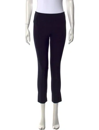 Pre-owned Veronica Beard Nylon Straight Leg Pants In Blue