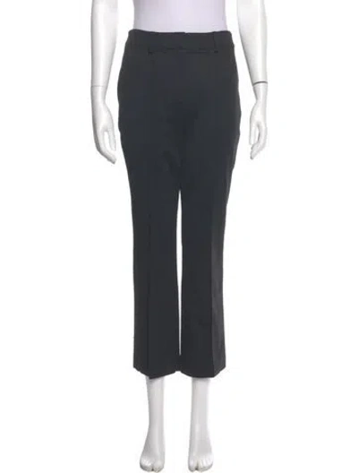 Pre-owned Veronica Beard Nylon Straight Leg Pants In Gray