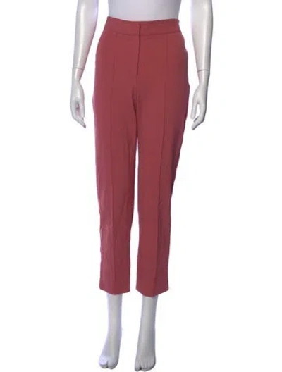 Pre-owned Veronica Beard Nylon Straight Leg Pants In Pink