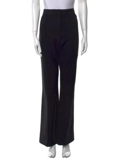 Pre-owned Veronica Beard Nylon Wide Leg Pants In Black