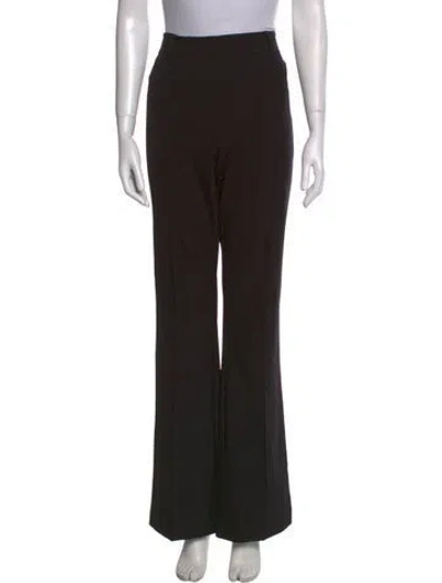 Pre-owned Veronica Beard Nylon Wide Leg Pants In Black