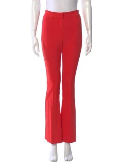Pre-owned Veronica Beard Nylon Wide Leg Pants In Red