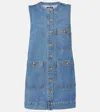 Veronica Beard Oakley Denim Shift Dress In Blue