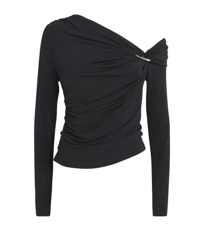 Veronica Beard Off-the-shoulder Lozea Top In Black