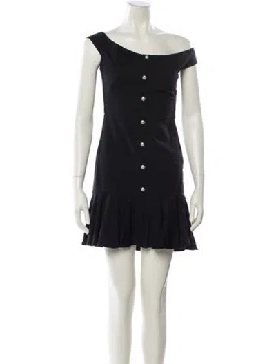 Pre-owned Veronica Beard Off-the-shoulder Mini Dress