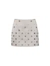 Veronica Beard Olenna Embellished Mini Skirt In Pattern