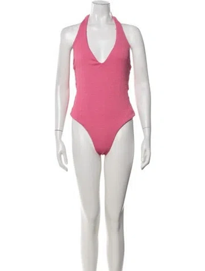 Pre-owned Veronica Beard One-piece In Pink