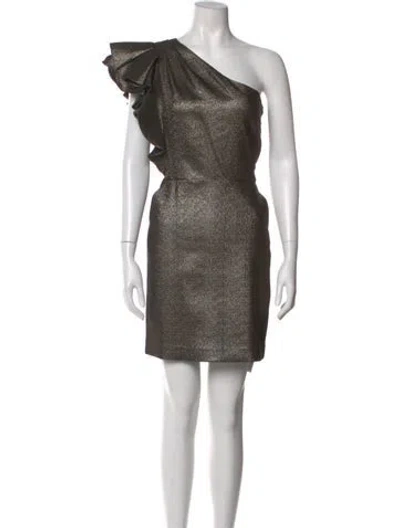 Pre-owned Veronica Beard One-shoulder Mini Dress