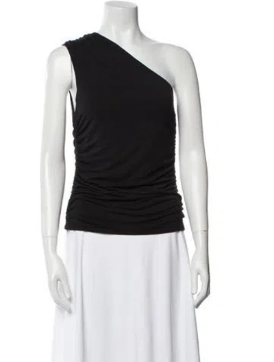 Pre-owned Veronica Beard One-shoulder Sleeveless Top W/ Tags In Black