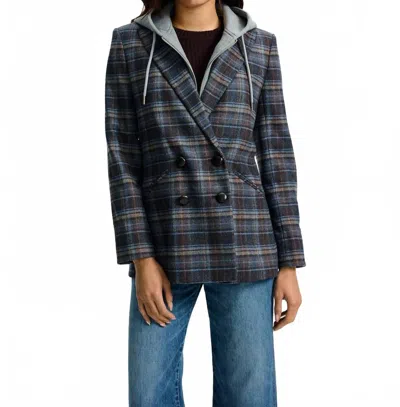 Veronica Beard Oria Dickey Jacket In Blue Multi