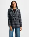Veronica Beard Oria Plaid Dickey Jacket In Multi