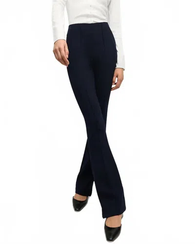 Veronica Beard Orion Flare Pant In Navy In Blue