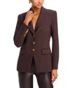 Veronica Beard Orlane Dickey Jacket In Dark Chocolate