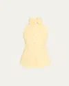 Veronica Beard Orlinda Vest In Yellow