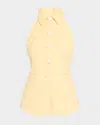 Veronica Beard Orlinda Vest In Yellow