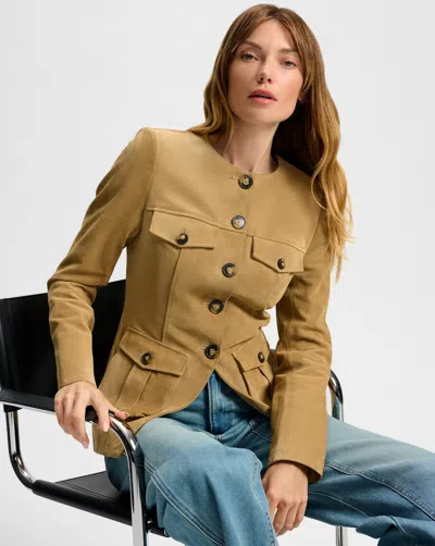 VERONICA BEARD ORRIN SUEDE JACKET