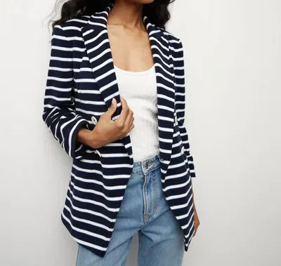 Veronica Beard Ortiz Jacket In Navy/white