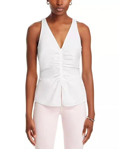VERONICA BEARD OYA SLEEVELESS TOP IN WHITE