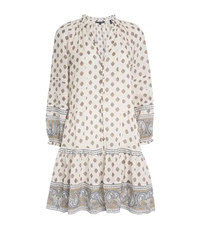 VERONICA BEARD PAISLEY BELLISA MINI DRESS