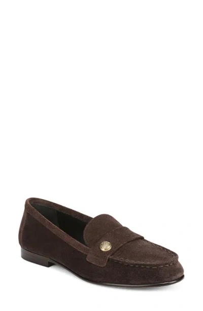 Veronica Beard Paley Loafer In Brown