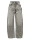 Veronica Beard Panelled Cotton Jeans In Gray