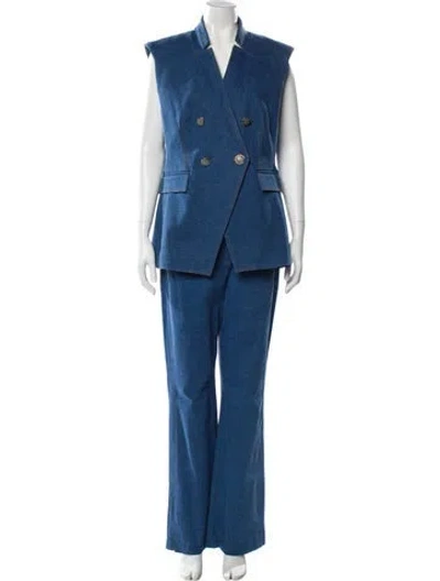 Pre-owned Veronica Beard Pant Set In Blue