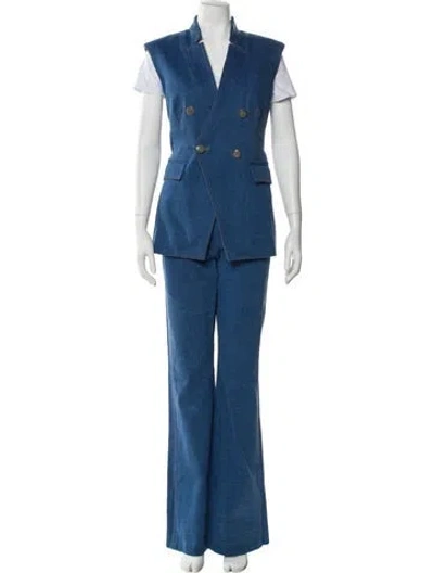 Pre-owned Veronica Beard Pant Set In Blue