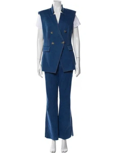 Pre-owned Veronica Beard Pant Set In Blue