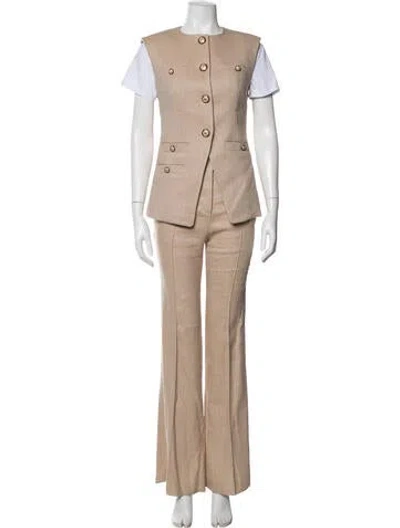 Pre-owned Veronica Beard Pant Set In Brown