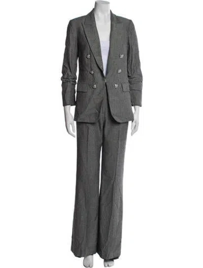 Pre-owned Veronica Beard Pant Set In Gray