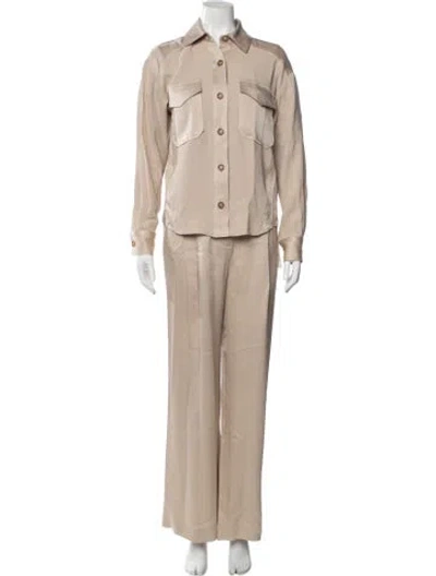 Pre-owned Veronica Beard Pant Set In Neutral