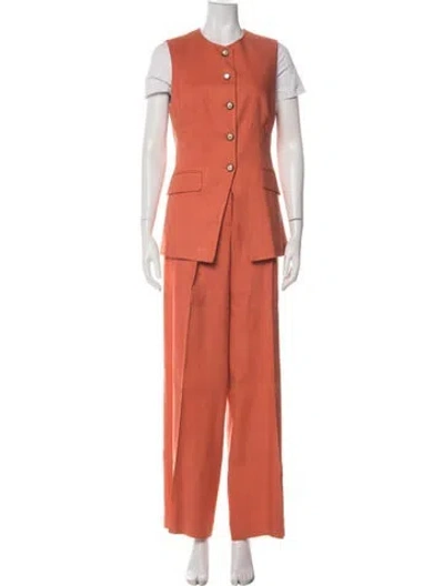 Pre-owned Veronica Beard Pant Set In Orange