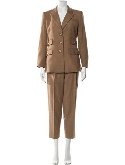 Pre-owned Veronica Beard Pantsuit In Brown