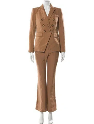 Pre-owned Veronica Beard Pantsuit In Brown
